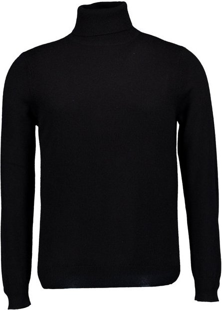 Thumbnail - FTC Cashmere Herren Pullover schwarz unifarben