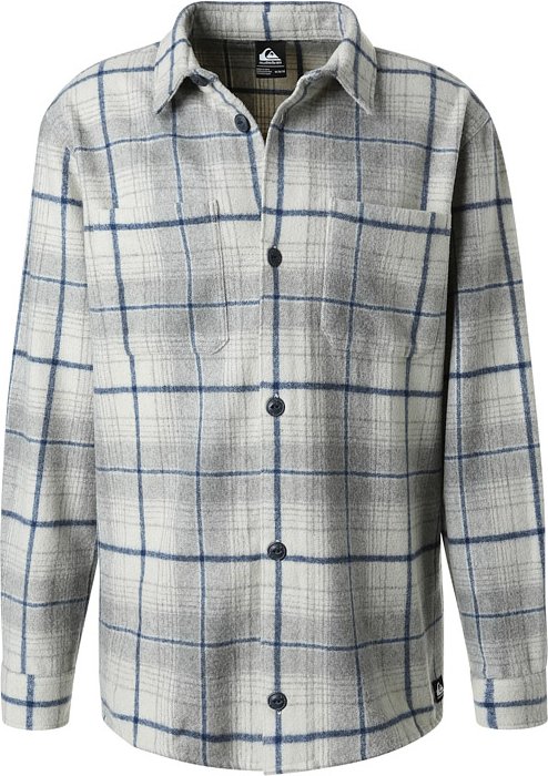 Quiksilver Herren Overshirt blau kariert