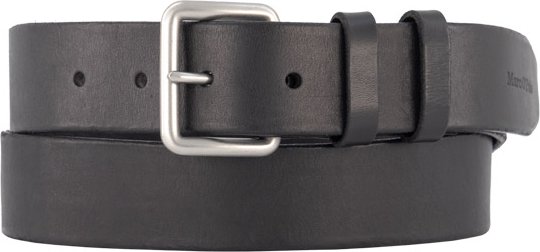 Marc O'Polo Herren Gürtel schwarz Glattleder