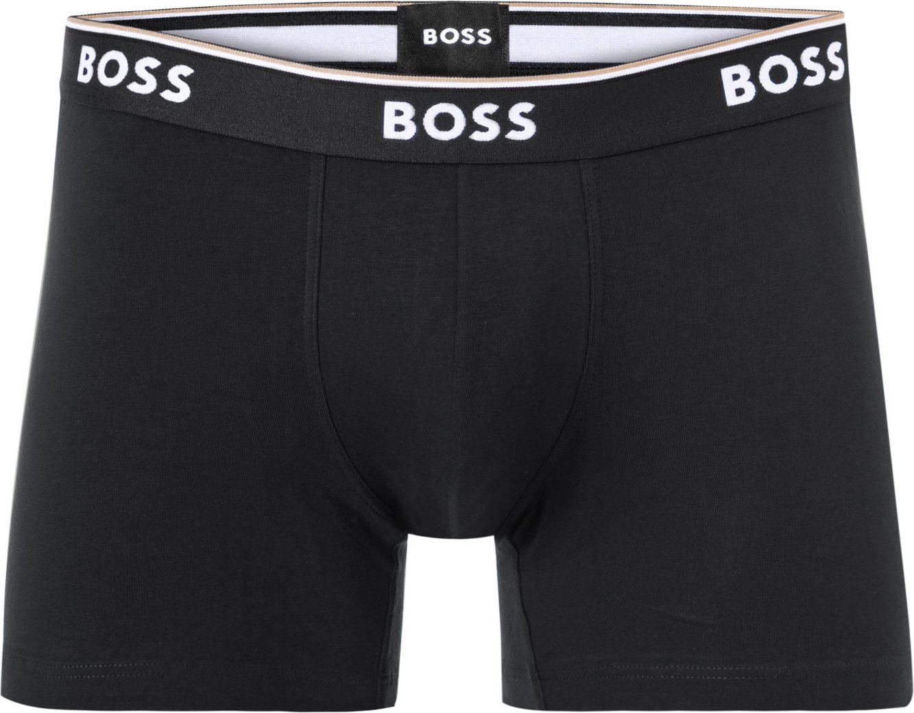 Thumbnail - BOSS Black Herren Trunks schwarz Baumwolle & Mix unifarben