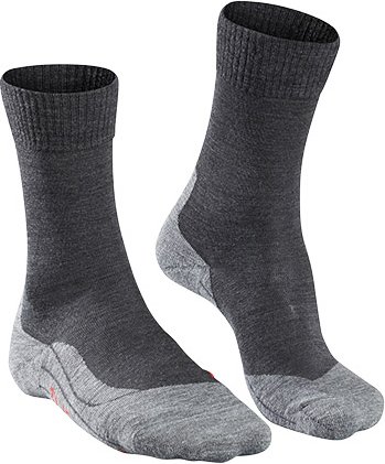 Thumbnail - Falke Herren Socken grau Schur-Wolle unifarben