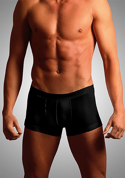 Thumbnail - Novila Herren Trunk schwarz Ägyptische Baumwolle unifarben