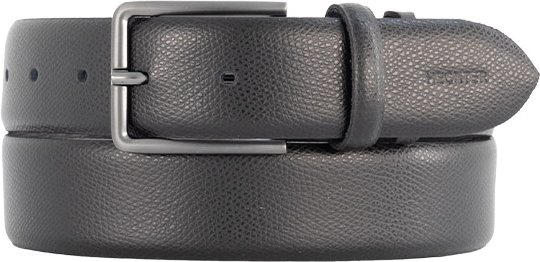 HECHTER PARIS Herren Gürtel schwarz Leder geprägt