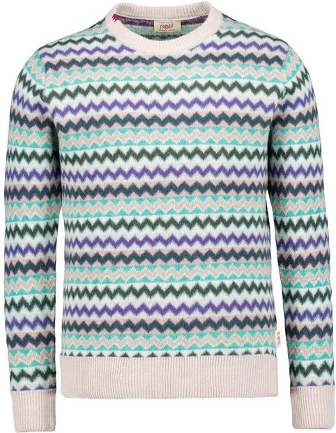BOB Herren Pullover mehrfarbig Gemustert