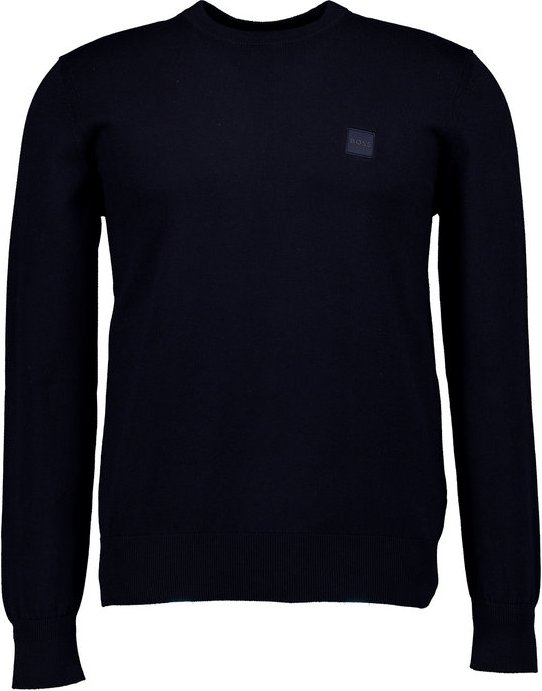 Thumbnail - BOSS Orange Herren Pullover blau unifarben