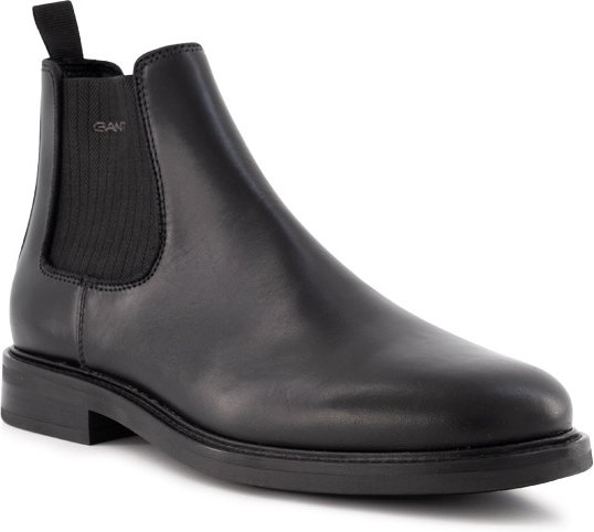 Gant Herren Chelsea Boots schwarz Glattleder