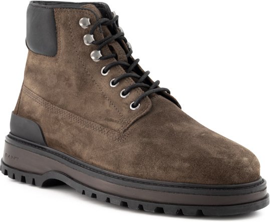 Gant Herren Schnürboots braun,grau Velours