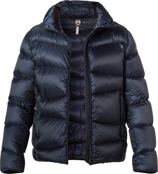 COLMAR Herren Daunenjacke blau unifarben