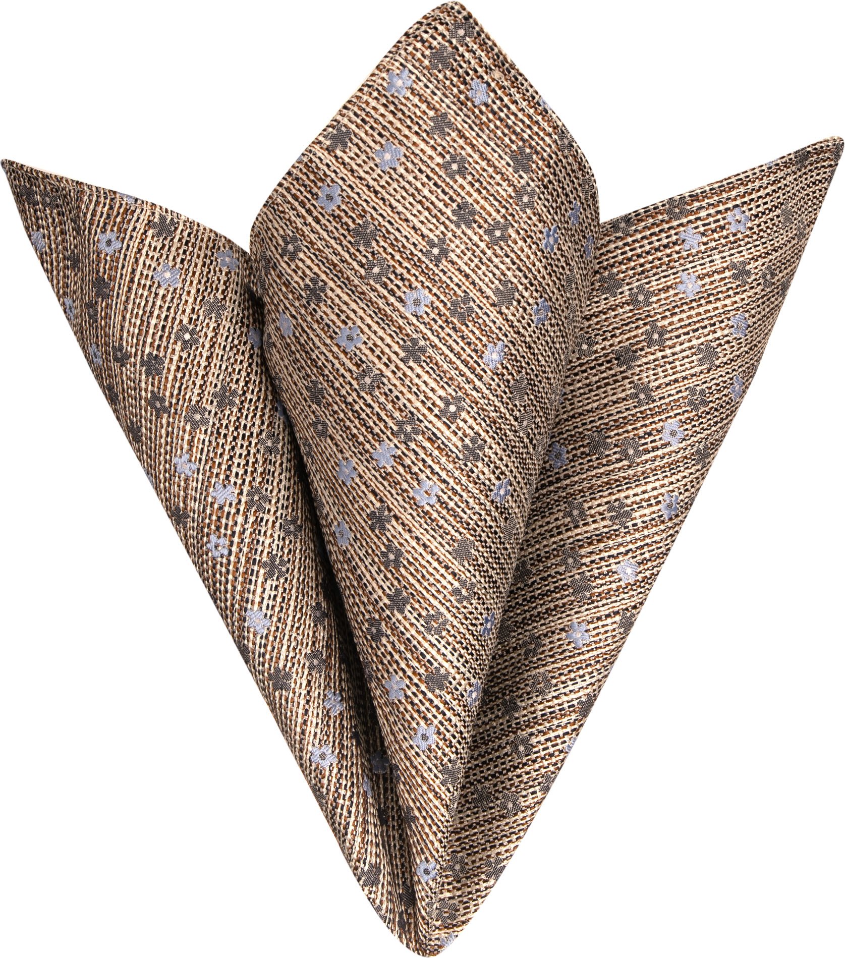 Ascot Herren Einstecktuch grau Seide Gemustert