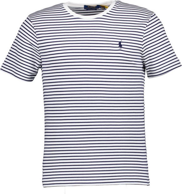Polo Ralph Lauren Herren T-Shirt blau gestreift Slim Fit