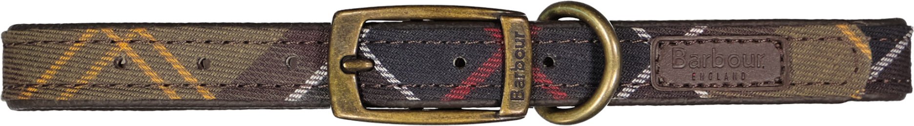 Barbour Herren Hundehalsband grün Kariert