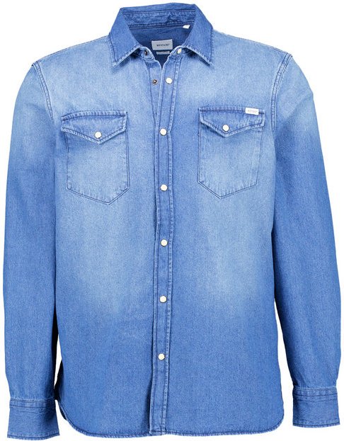 MUSTANG Herren Jeanshemd blau