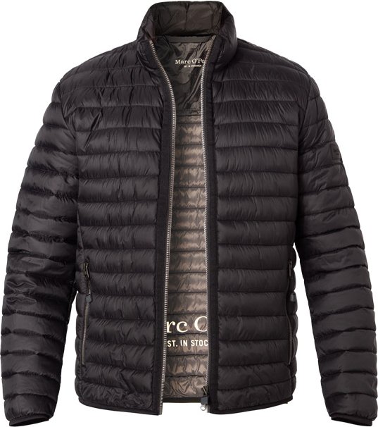 Marc O'Polo Herren Steppjacke schwarz unifarben