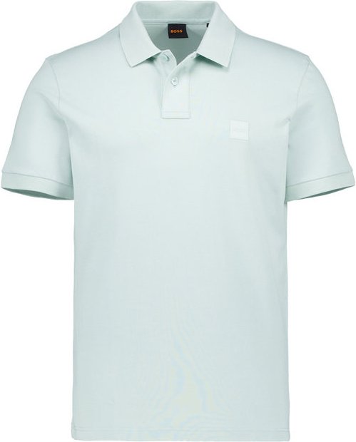 BOSS Orange Herren Polo-Shirts grün Slim Fit