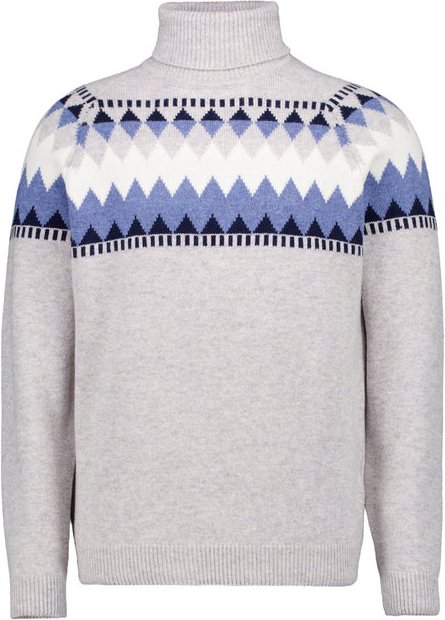 RAGMAN Herren Rollkragenpullover grau unifarben