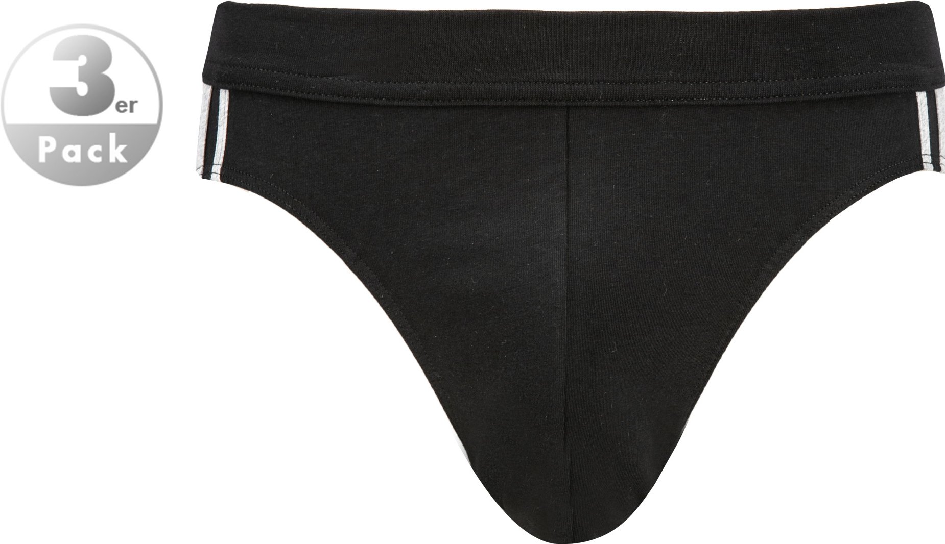 Schiesser Herren Unterwäsche schwarz Baumwolle & Mix unifarben