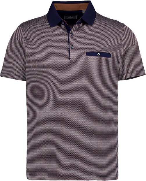 RAGMAN Herren Polo-Shirts blau,braun