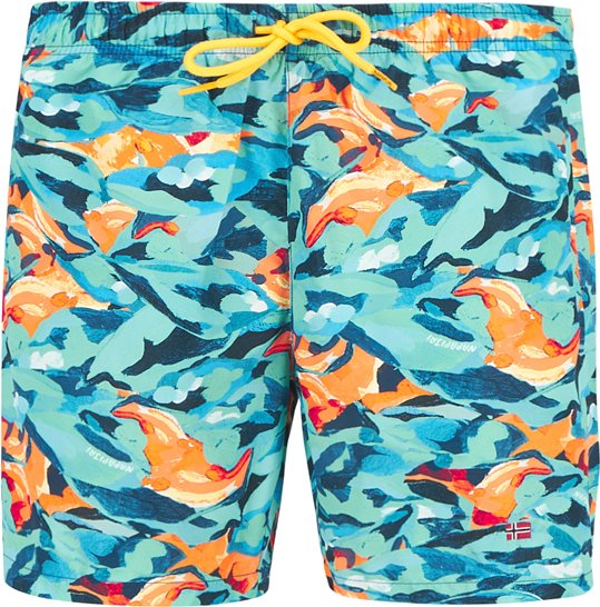Thumbnail - NAPAPIJRI Herren Badeshorts orange Gemustert,Mit Prints