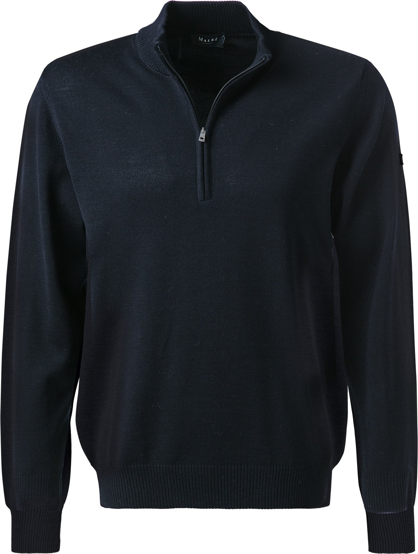 Thumbnail - MAERZ Muenchen Herren Troyer blau unifarben