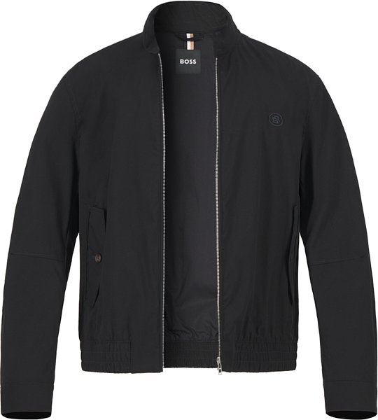 BOSS Black Herren Jacken schwarz unifarben