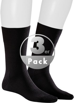 Thumbnail - KUNERT Men Herren Socken schwarz Baumwolle & Mix unifarben