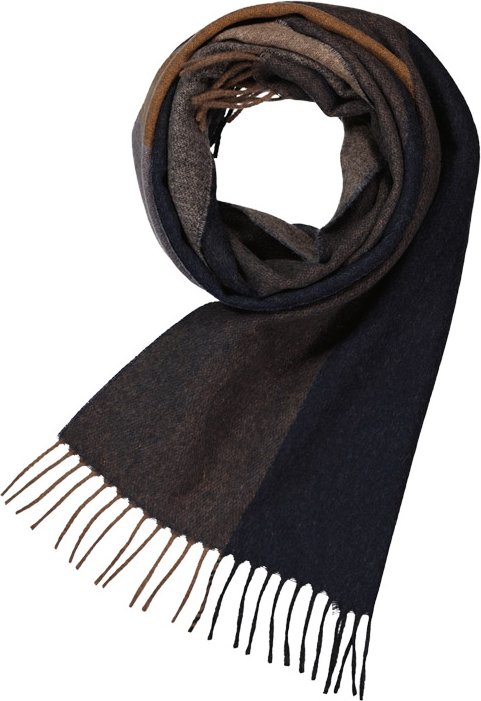 DANTE Herren Schal braun Kashmere-Wolle