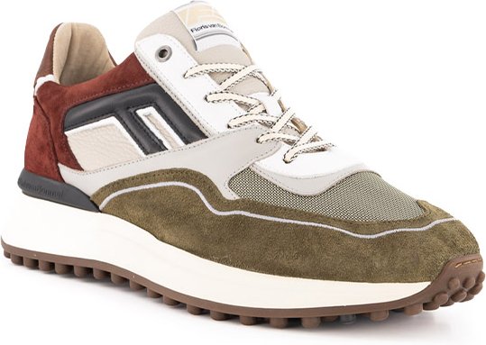 Thumbnail - Floris van Bommel Herren Sneaker grün,rot Velours
