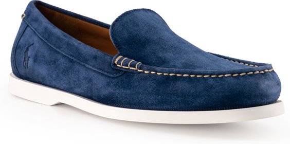Thumbnail - Polo Ralph Lauren Herren Bootsschuhe blau Velours