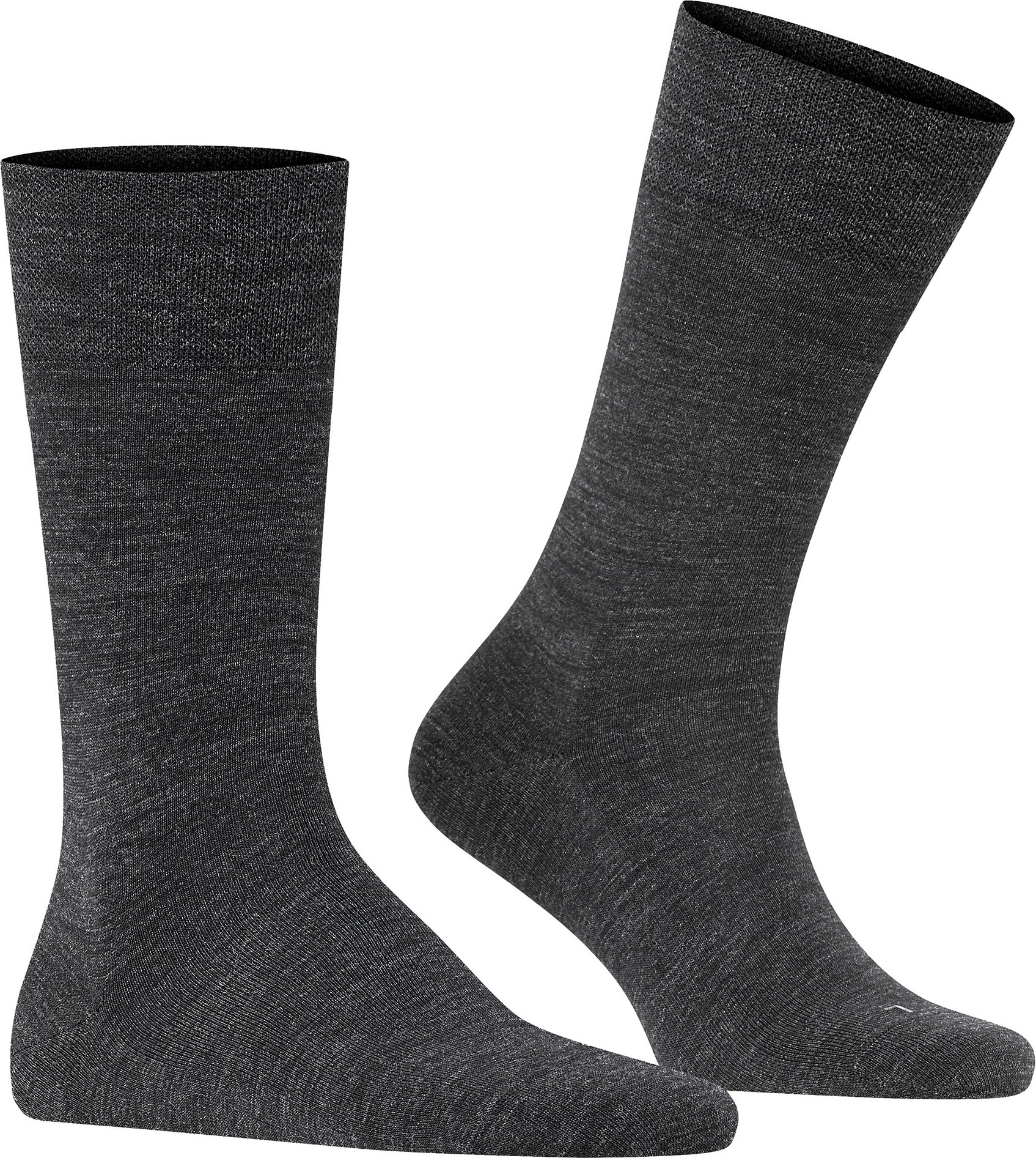 Falke Herren Socken grau Schur-Wolle unifarben
