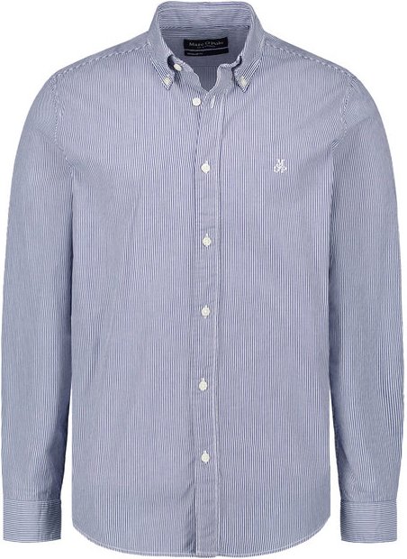 Thumbnail - Marc O'Polo Herren Hemd blau gestreift