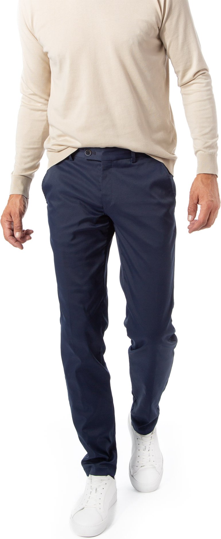 HILTL Herren Hose blau Slim Fit