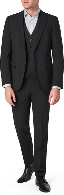 BOSS Black Herren Anzüge schwarz Slim Fit