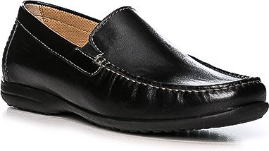Thumbnail - Sioux Herren Slipper schwarz Glattleder