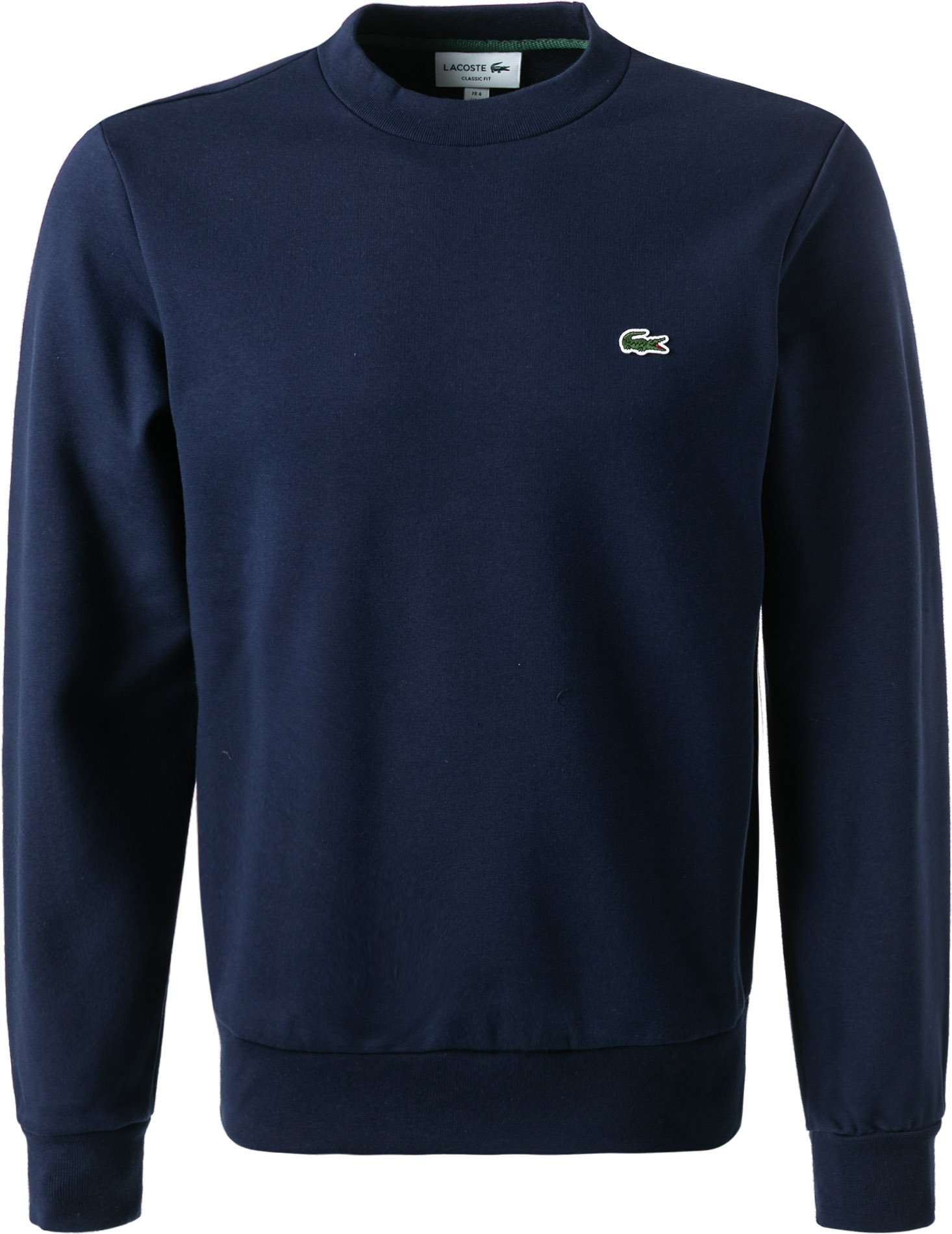 LACOSTE Herren Sweatshirt blau unifarben Classic Fit