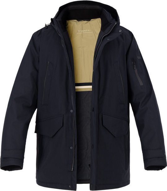 bugatti Herren Jacke blau unifarben