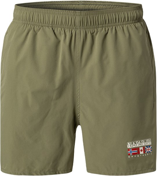 Thumbnail - NAPAPIJRI Herren Badeshorts grün Baumwolle & Mix unifarben
