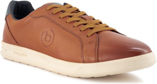 bugatti Herren Schuhe cognac Glattleder