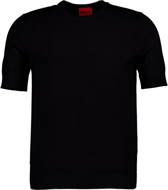 HUGO Herren T-Shirts schwarz unifarben