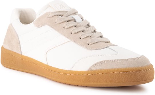 Marc O'Polo Herren Sneaker beige Glattleder