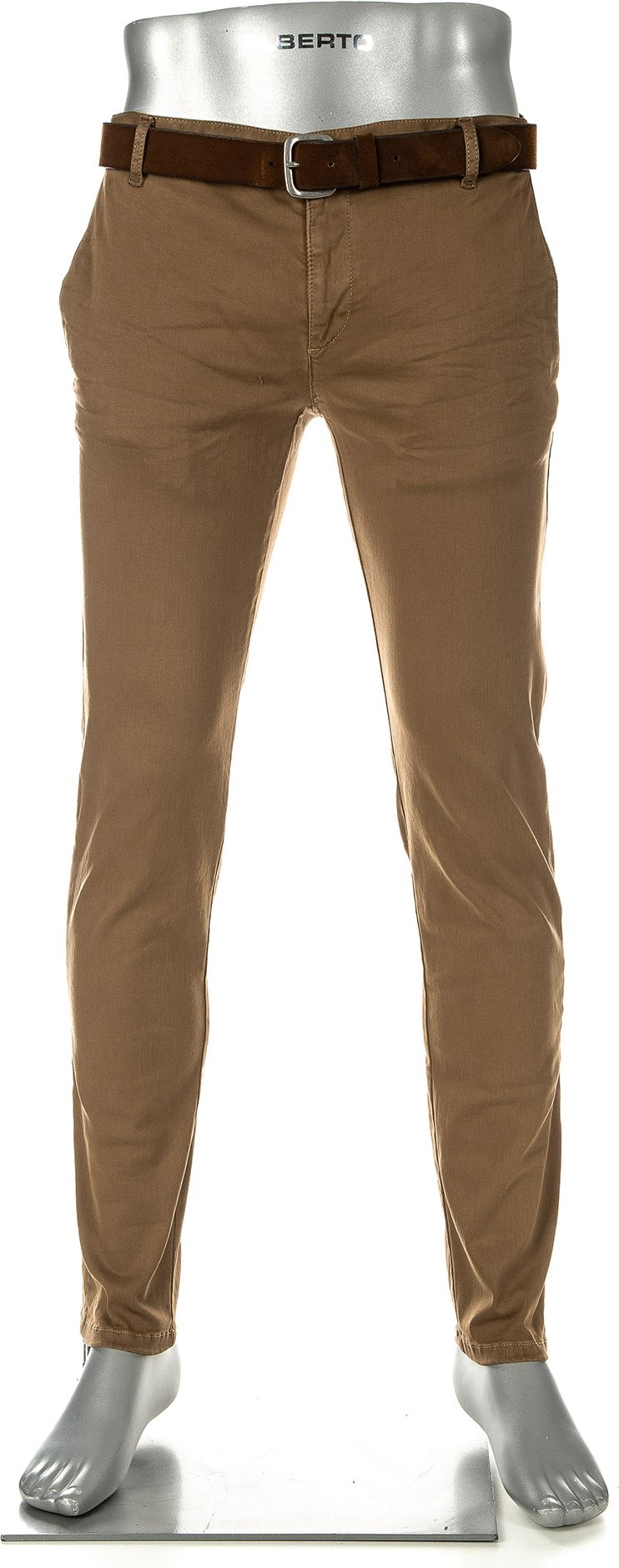 Alberto Herren Denim braun Slim Fit