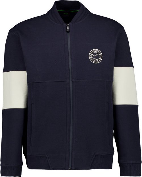 BOSS Green Herren Sweatjacke grün