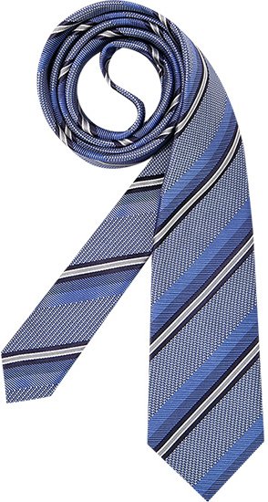 CERRUTI 1881 Herren Krawatte blau College-Streifen