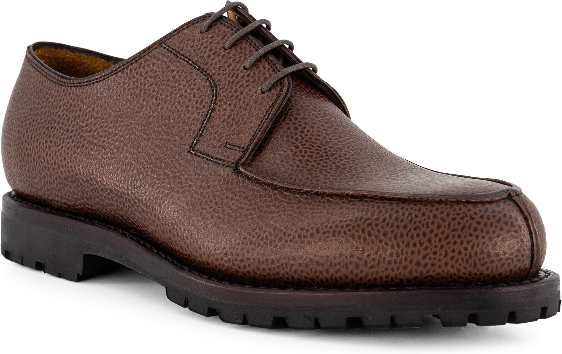 Prime Shoes Herren Norweger braun Leder geprägt Norweger