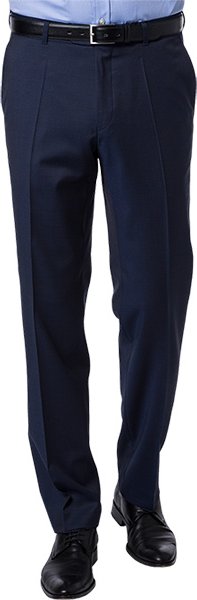 Carl Gross Herren Hose blau meliert