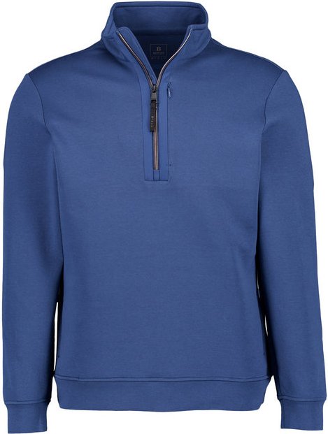 BOGGI MILANO Herren Pullover blau unifarben