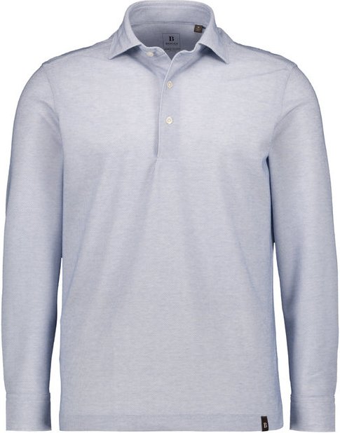 BOGGI MILANO Herren Polo-Shirt blau