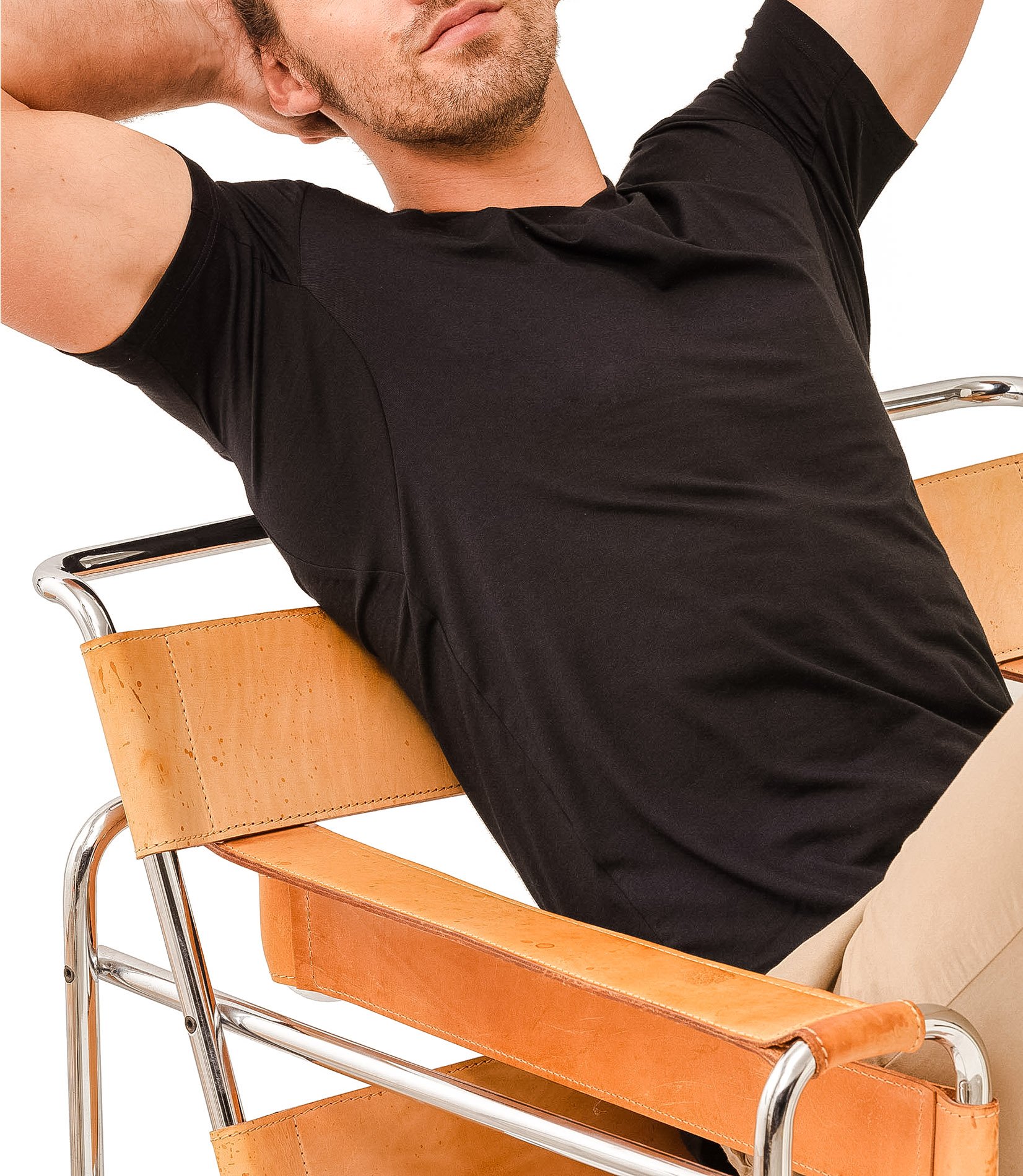 Mey Herren T-Shirt schwarz Mikrofaser/Funktion unifarben