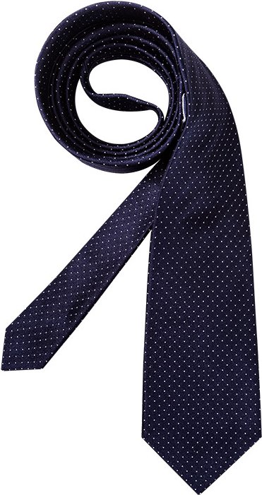 Ascot Herren Krawatte blau Gemustert,unifarben