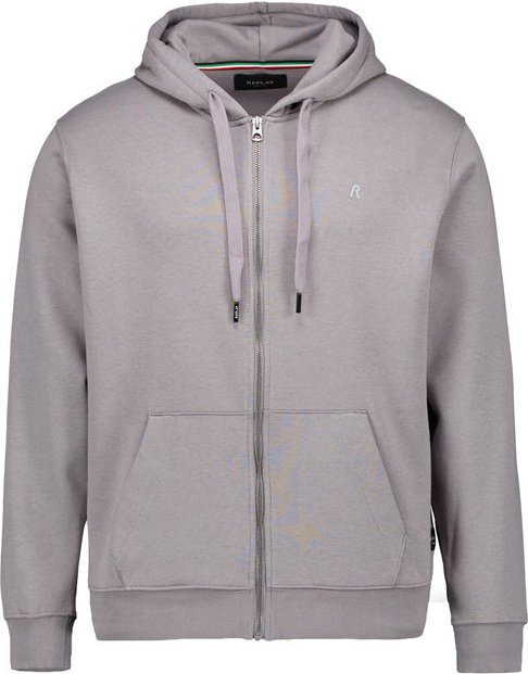 Replay Herren Sweatjacke grau unifarben