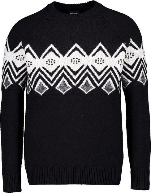 Strellson Herren Pullover schwarz Norweger